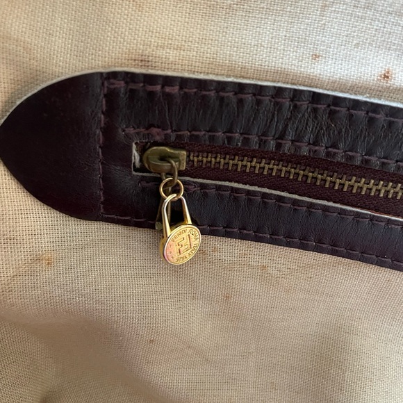 Fendi Zucca FF Jacquard Fabric Brown Travel Duffle Bag - Picture 13 of 15